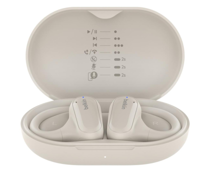 Słuchawki True Wireless Belkin SoundForm ClearFit TWS Sand